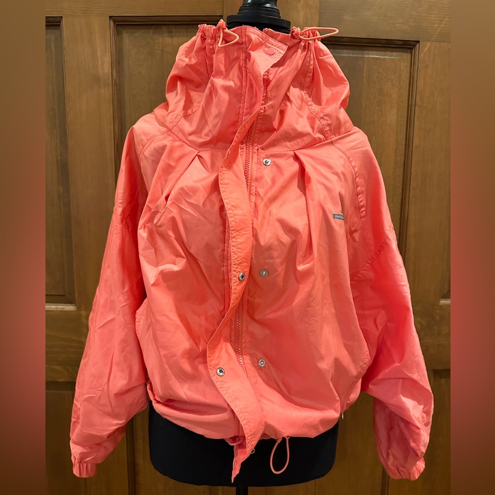 Adidas Stella McCartney size S Poppy Pink Barricade Tennis Jacket